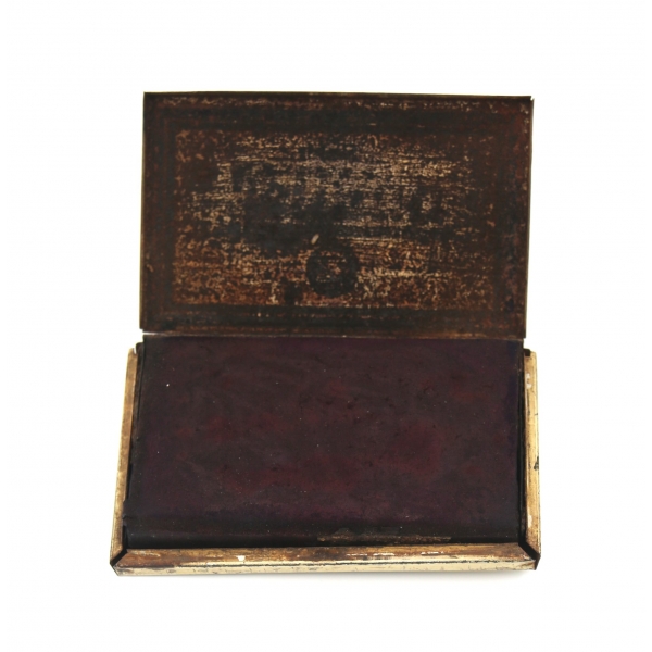 Pelikan marka metal stampa, 12x7x1,5 cm, haliyle