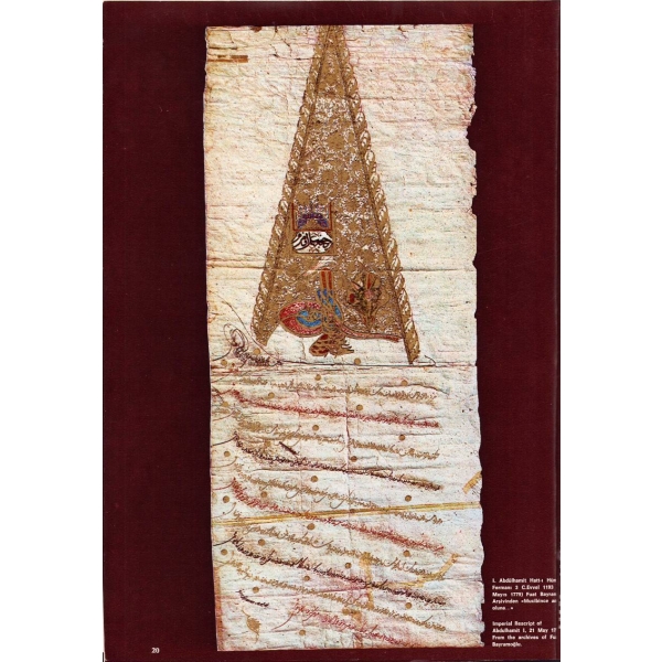 Tezhipli ve Padişah Onaylı Fermanlar, Fuat Bayramoğlu'ndan Büyükelçi Osman Derinsu'ya İthaflı ve İmzalı, 36 sayfa, 24x33 cm