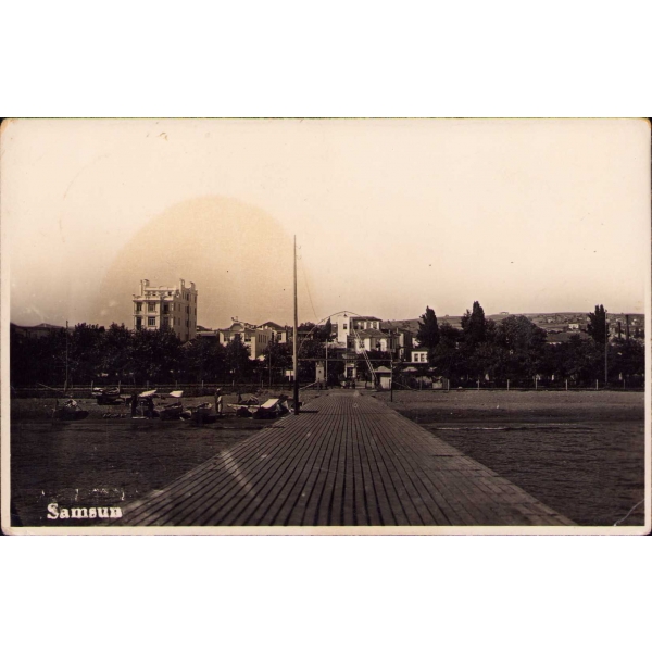 Samsun, arkası ithaflı, Kadıköy, İstanbul 1940 tarihli