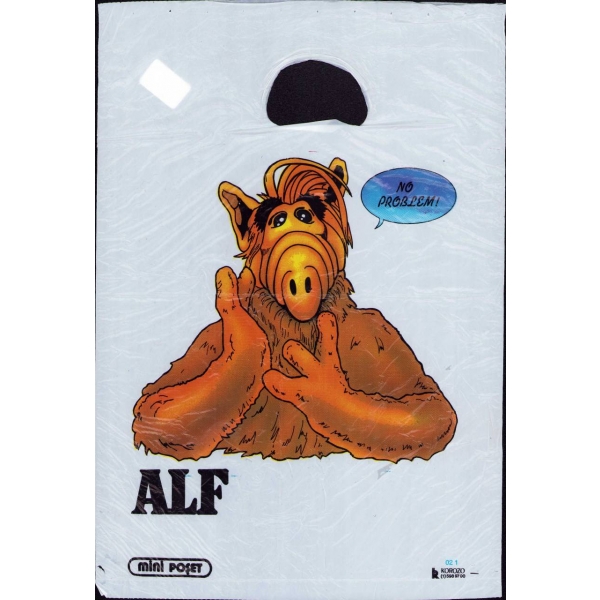 Alf görselli mini poşet, 22x32 cm
