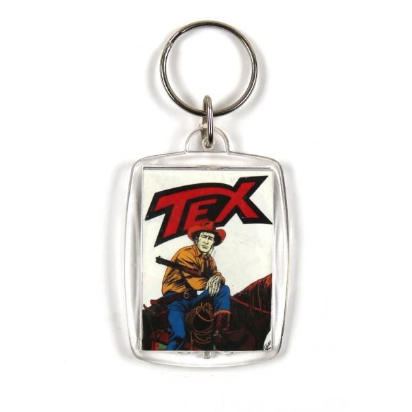Tex görselli anahtarlık, 4x6 cm