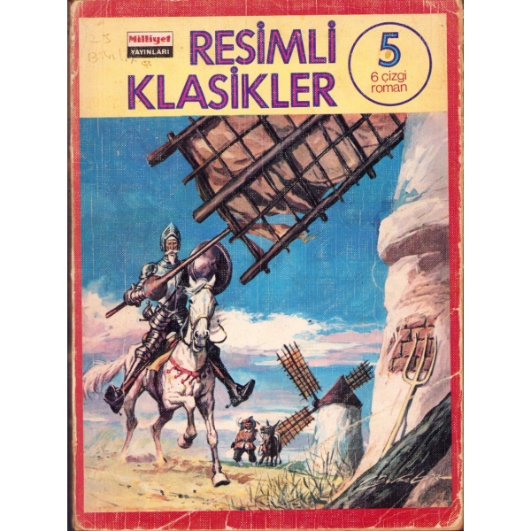 Milliyet Yayınları Resimli Klasikler 5 - 6 Çizgi Roman, 18x26 cm