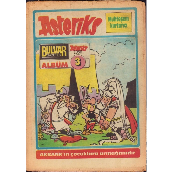 Asteriks, 1-6. sayılar, Bulvar Gazetesi, 1986, 20x20 cm