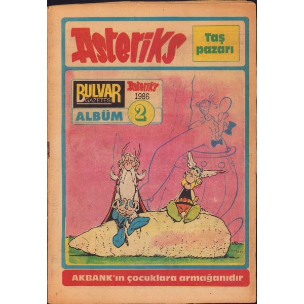 Asteriks, 1-6. sayılar, Bulvar Gazetesi, 1986, 20x20 cm