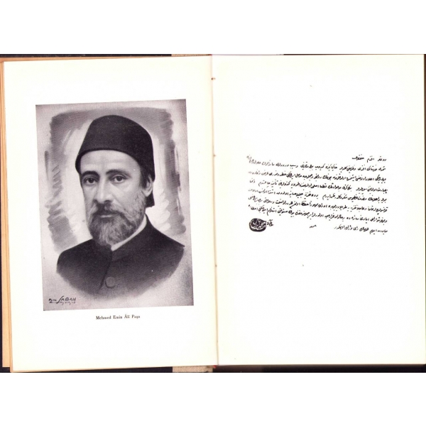 Son Sadrıazamlar, İbnülemin Mahmut Kemal İnal'den Osmanlıca İmzalı, 5 Cild Tam Takım, 2193 sayfa, 16x24 cm