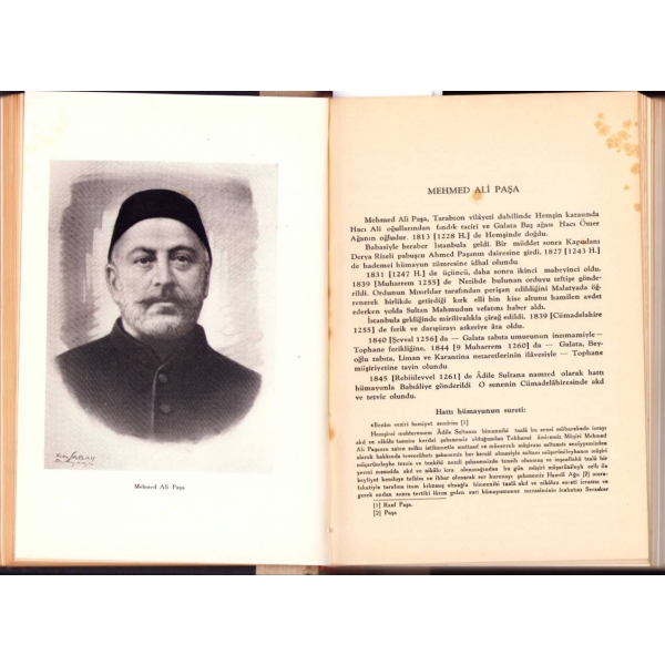 Son Sadrıazamlar, İbnülemin Mahmut Kemal İnal'den Osmanlıca İmzalı, 5 Cild Tam Takım, 2193 sayfa, 16x24 cm