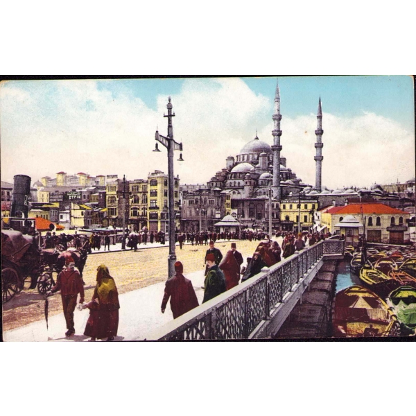 Galata Köprüsü ve Yeni Camii, Constantinople, İstanbul, Ed. d'Art de l'Orient