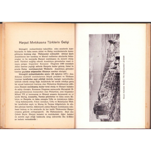 Harput Tarihi, Nureddin Ardıçoğlu, Harput Turizm Derneği Yayınları No:1, İstanbul 1964, 94 sayfa, 14x19 cm