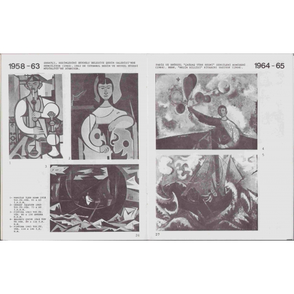 Nurullah Berk, İstanbul Devlet Güzel Sanatlar Akademisi 1977 Yayını ''Toplu Sergiler'' 2, Ressam Nurullah Berk'ten İmzalı, Mart 1977, 34 sayfa, 18x23 cm
