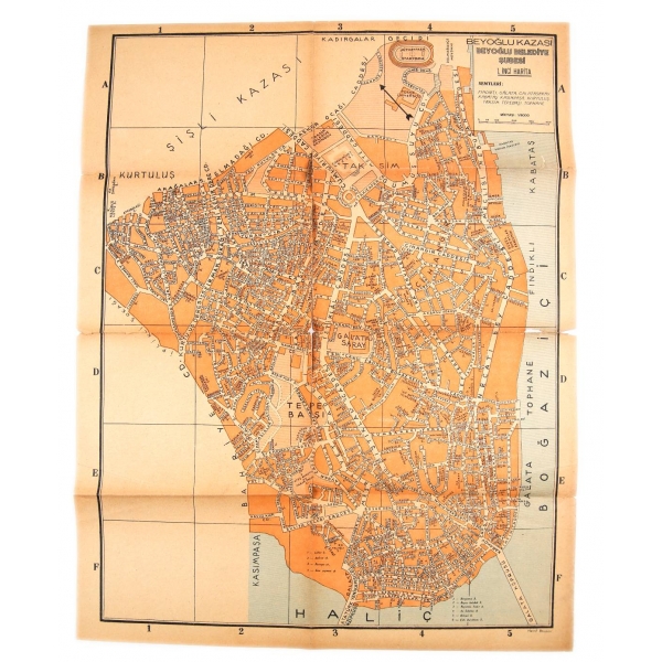 Haritalı Şehir Rehberi İstanbul, haz. Hayrettin Lokmanoğlu, İstanbul Halk Basımevi, 1955, harita ekleri ile birlikte, 263 s., 14x20 cm, yıpranmış haliyle