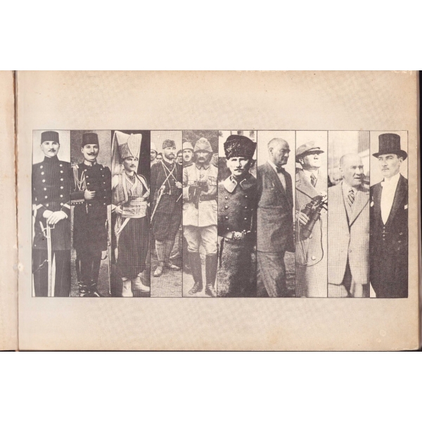 Atatürk Albümü, Hürriyet gazetesi, 175 s., 24x33 cm, sırttan ayrık ve yıpranmış haliyle
