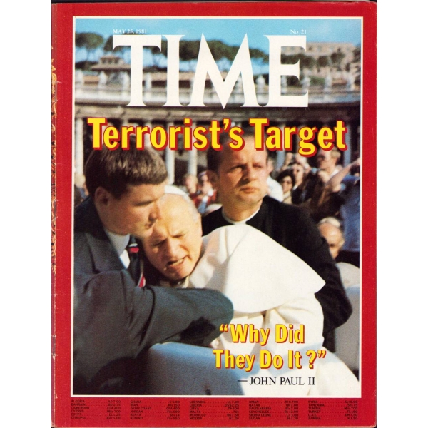 İngilizce TIME dergisi 21. sayı, 25 Mayıs 1981, 20x27 cm