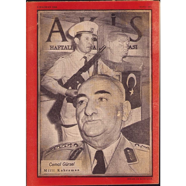 Akis dergisi 302. sayı, 5 Haziran 1960, 20x28 cm