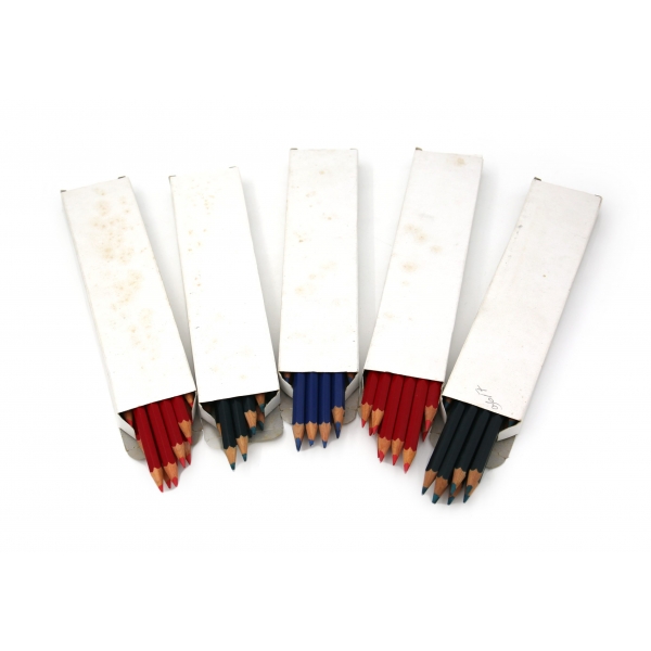 5 adet renkli kurşun kalem seti, 18x5x1,5 cm