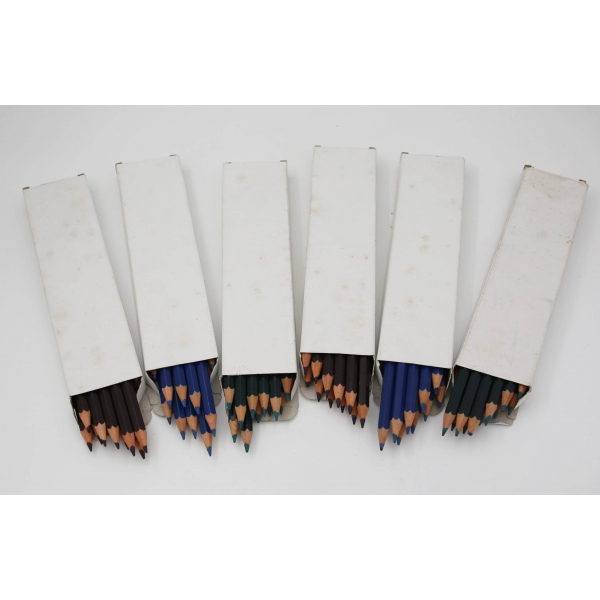 6 adet renkli kurşun kalem seti, 18x5x1,5 cm