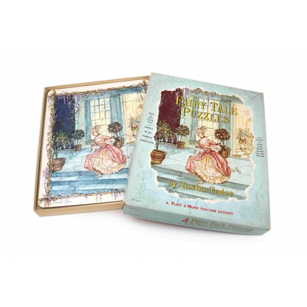 Fairy Tale Puzzles by Tasha Tudor (Sindirella), Made in USA, 24x29 cm