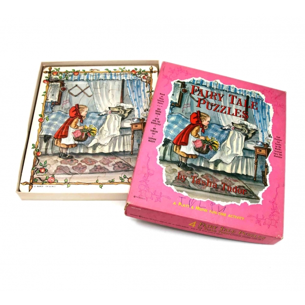 Fairy Tale Puzzles by Tasha Tudor (Kırmızı Başlıklı Kız), Made in USA, 24x29 cm