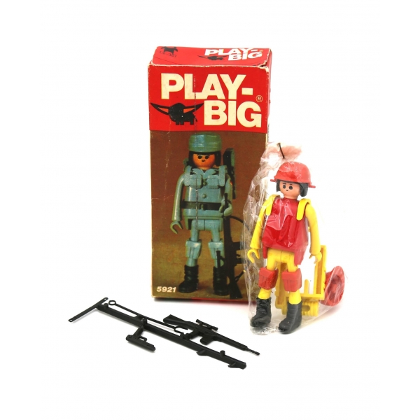 Türk malı Big Oyuncakları - Big Plastik marka, orijinal kutusunda Play-Big figürü, 10x,3,5x2 cm