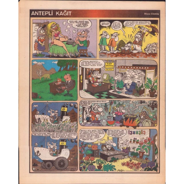 Üç adet Komik Solak dergisi, Sayı: 18-29 ve 32, 27x35 cm
