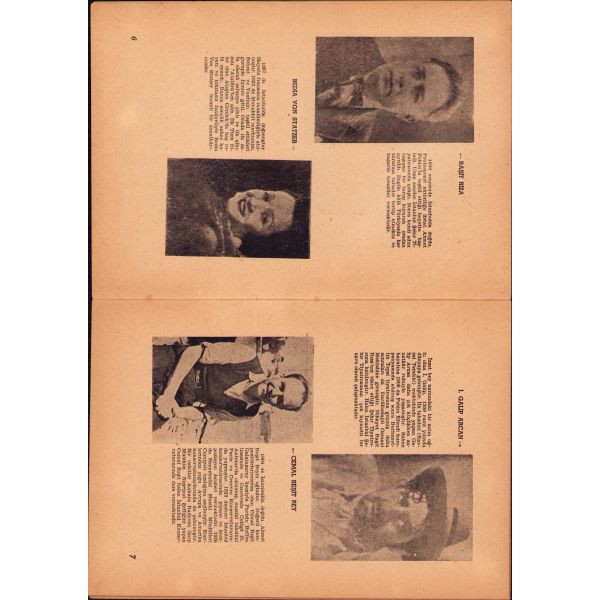 Sahne ve Müzik -Sanatkârlarımız, haz. Reşat Altay-Saime Arcıman, Ankara 1947, 29 s., 17x24 cm