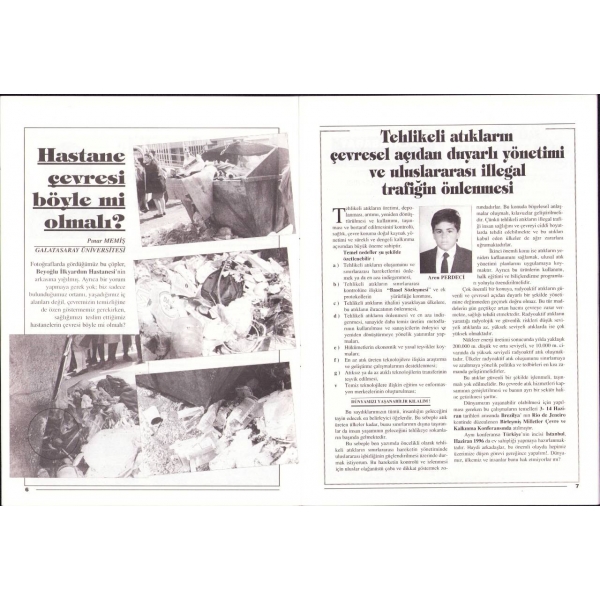 Galatasaray dergisi 1. sayı, Aralık 1995, 20x27 cm