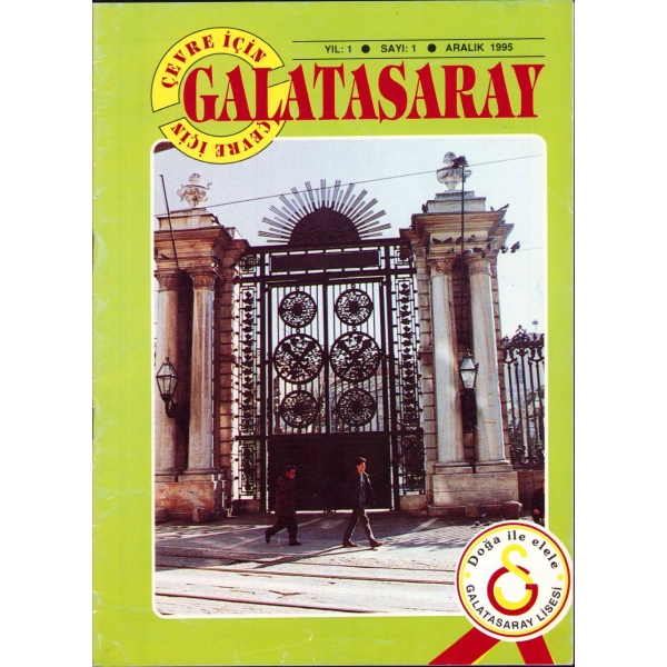 Galatasaray dergisi 1. sayı, Aralık 1995, 20x27 cm