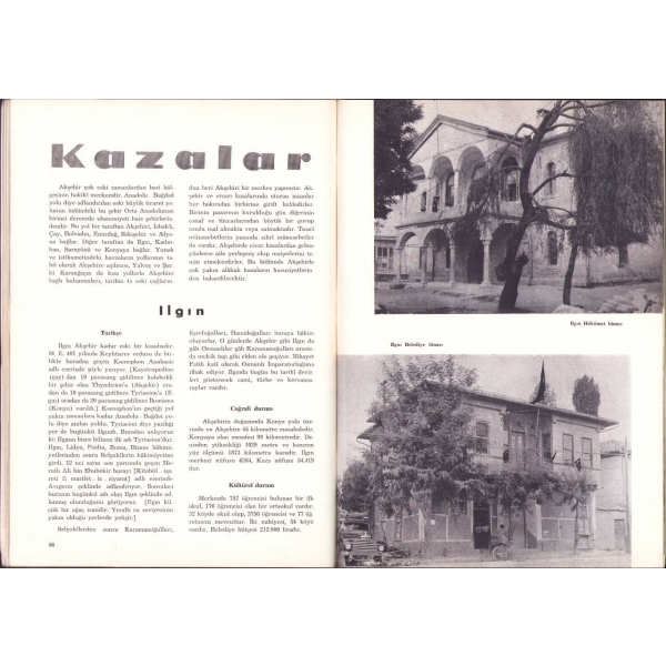 Akşehir dergisi, Doğan Kardeş Yayınları, İstanbul, 20x27 cm
