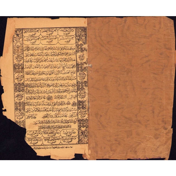 Delâilü'l-Hayrât, 1325, 202 s. , 13x19 cm, yıpranmış ve sondan eksik haliyle