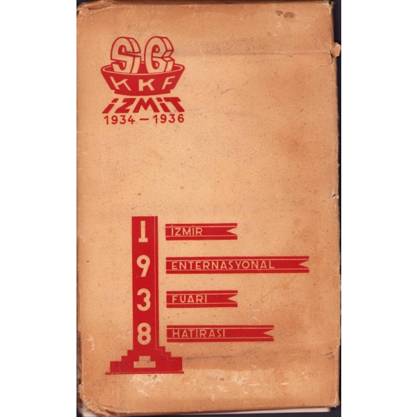 Sümerbank Kocaeli Kağıt Fabrikasının 1938 İzmir Enternasyonel Fuarı İçin Hazırladığı Kağıt ve Zarflar, üç adet, 20x30 cm
