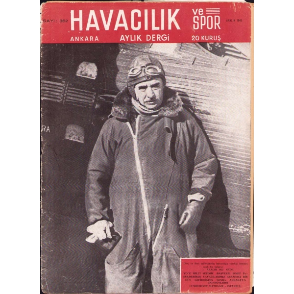 Havacılık ve Spor dergisi 362. sayı, Aralık 1945, 