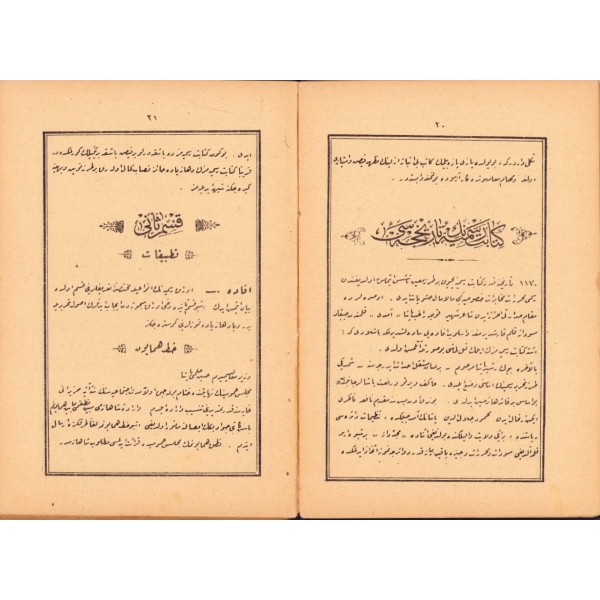 Osmanlıca Güldeste-i Bedâyi', Ali Seydi, Mahmud Bey Matbaası, İstanbul 1325, 176 s., 16x23 cm, ciltsiz haliyle