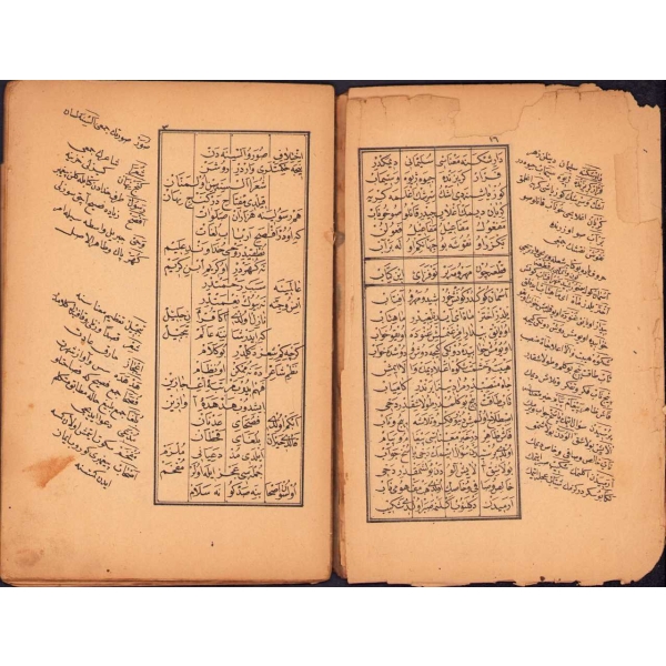 Osmanlıca Tuhfe-i Vehbî (Çizgili ve Hâşiyeli), 1308, 96 s., 15x23 cm, sırtı ve bir sayfası ayrık, cildi yıpranmış haliyle