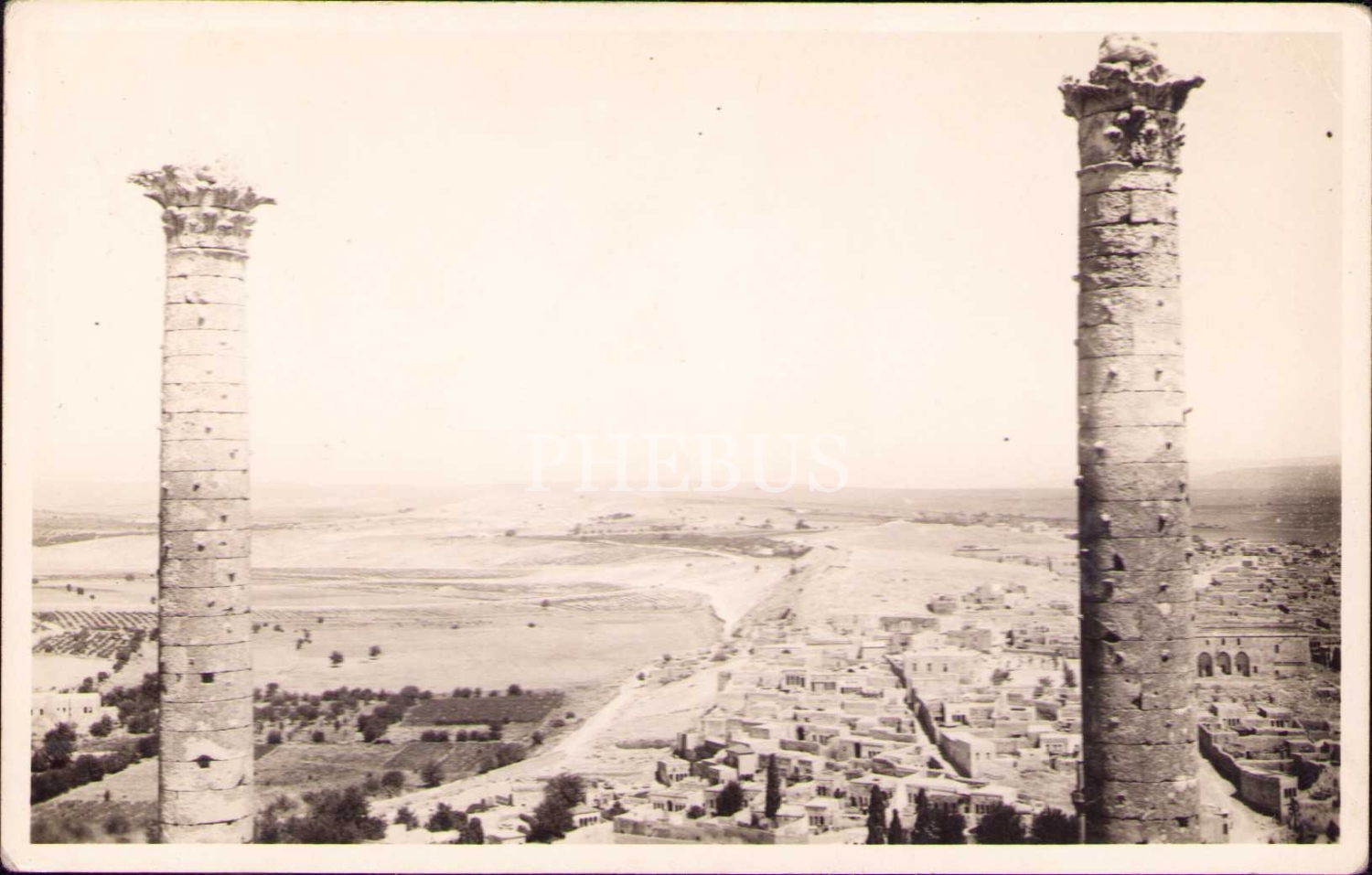 Urfa'dan bir görünüm, arkası yazılı, 1939 tarihli, yıpranmış haliyle