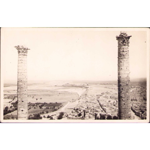 Urfa'dan bir görünüm, arkası yazılı, 1939 tarihli, yıpranmış haliyle