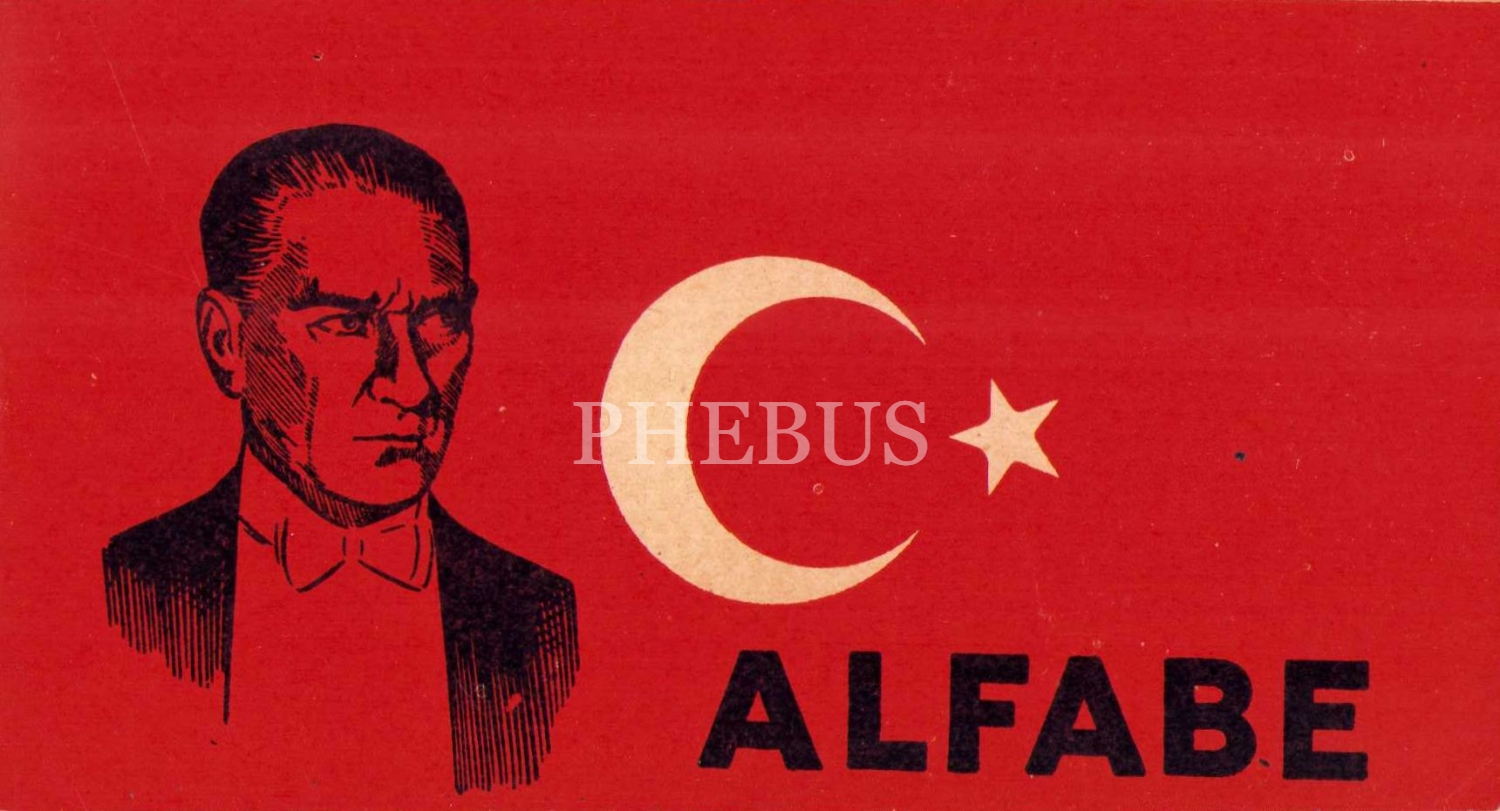 Atatürk kapaklı alfabe defteri, Ekspres Matbaası 1976, 8x15 cm