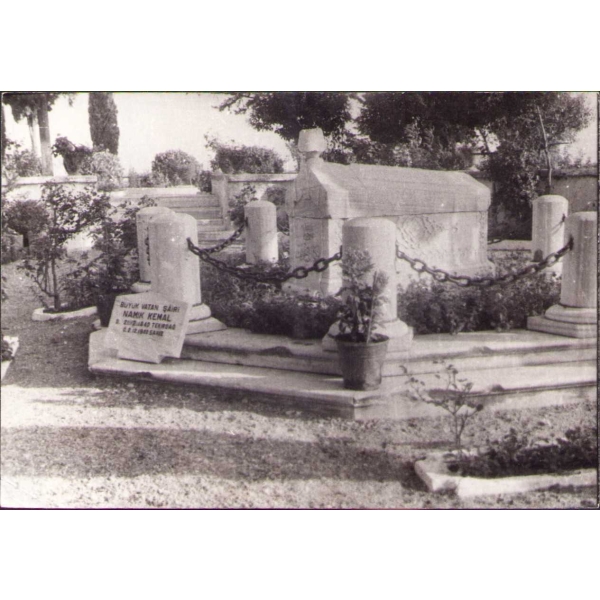 Büyük Vatan Şairi Namık Kemal'in Mezar Fotoğrafı, 7x10 cm
