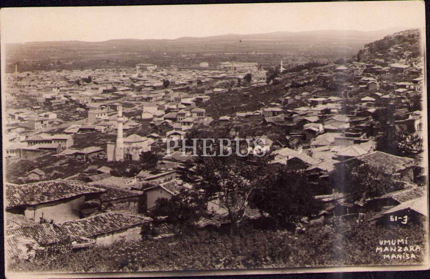 1937 tarihinde Manisa'dan bir görünüm