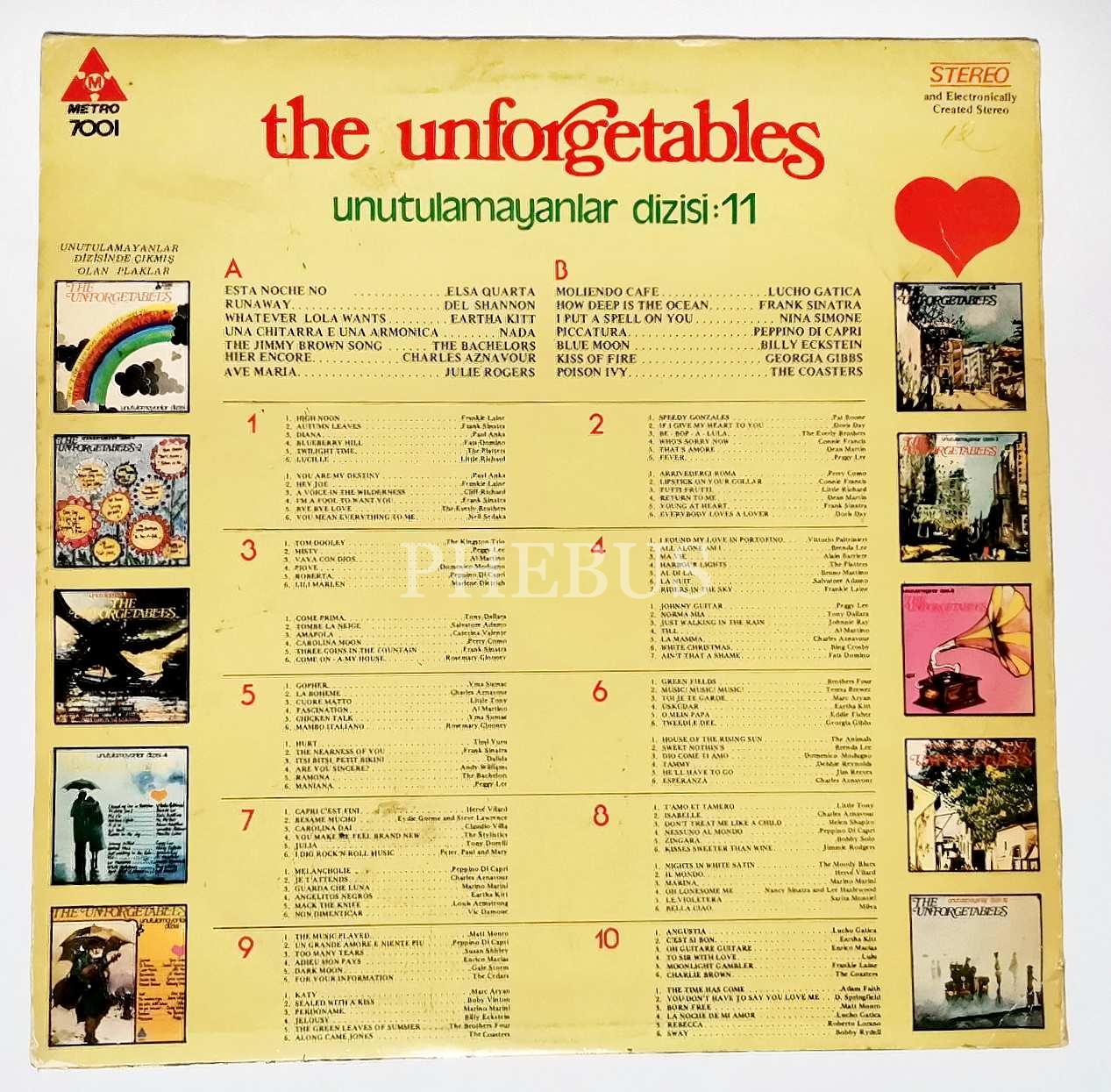 THE UNFORGETABLES  -  Unutulamayanlar Dizisi 11