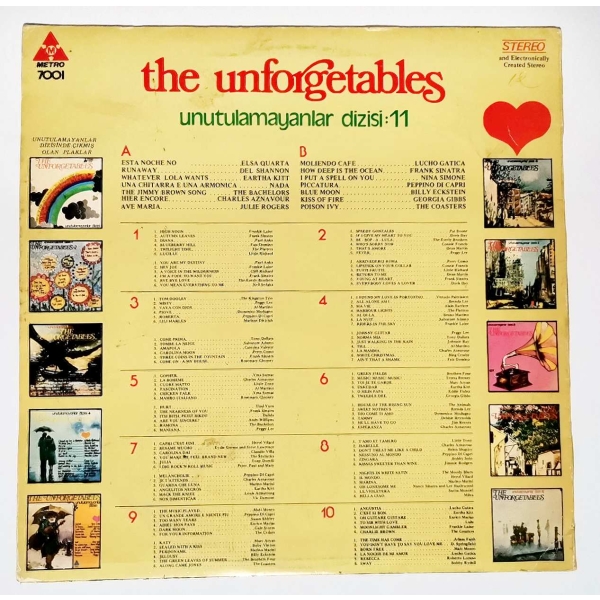 THE UNFORGETABLES  -  Unutulamayanlar Dizisi 11