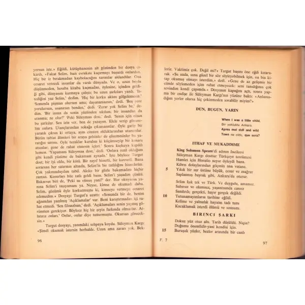 TUTUNAMAYANLAR I - II, Oğuz Atay, 1971 - 1972, Sinan Yayınları, 663 sayfa, 13,5 X 19,5 cm…