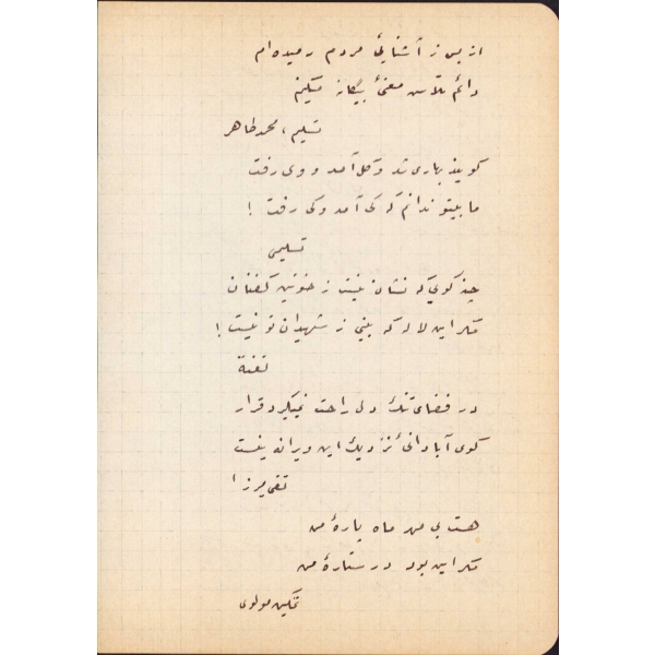 Osmanlıca el yazması, şiir ve özlü sözler içermektedir. 42 sayfa, 11x15 cm
