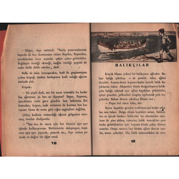 OKUMA KİTABI ÜÇÜNCÜ SINIF, Maarif Matbaası, İstanbul 1945, 112 s., 16x23 cm