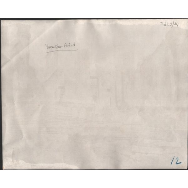 Şehir tarihi: Yunanistan Atina Antik Kenti albümin fotoğraf, 21x26 cm