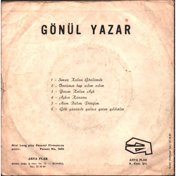 GÖNÜL YAZAR - Sensiz Kalan Gönlümde / Ömrümce / Sensiz Kalan Gönlümde / Ömrümce Hep Adım Adım / Yarım Kalan Aşk