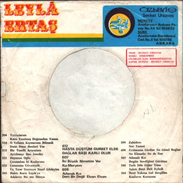 LEYLA ERTAŞ - Hasta Düştüm Gurbet Elde / Dağlar Başı Karlı Olur (Söz Müzik: Neşet Ertaş)