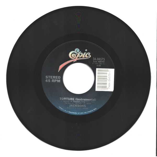 JACKSONS  - Torture / Turture (Instrumental) (Victory Albümünden)