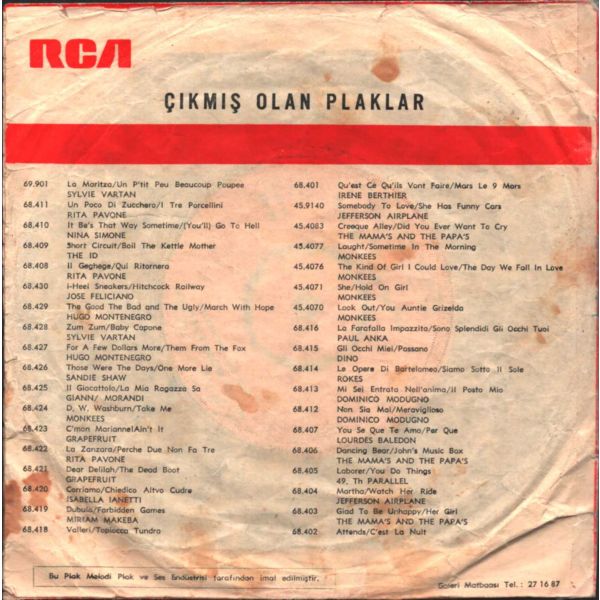 HUGO MONTENEGRO AND HIS ORCHESTRA - For A Few Dollar More (Marricone: Taken From RINGO) / Theme From Fox (Lalo Schifrin)  - Kovboy Filmlerinden Aşina olduğumuz muhteşem eser