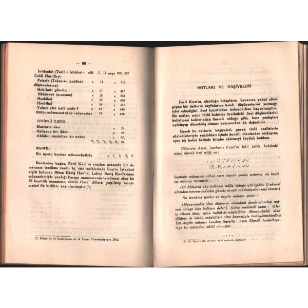 Agâh Sırrı Levend´den ithaflı ve imzalı PROFESÖR FERİT KAM (Hayatı ve Eserleri), Bürhaneddin Erenler Matbaası, İstanbul - 1946, 160 sayfa, 15x22 cm