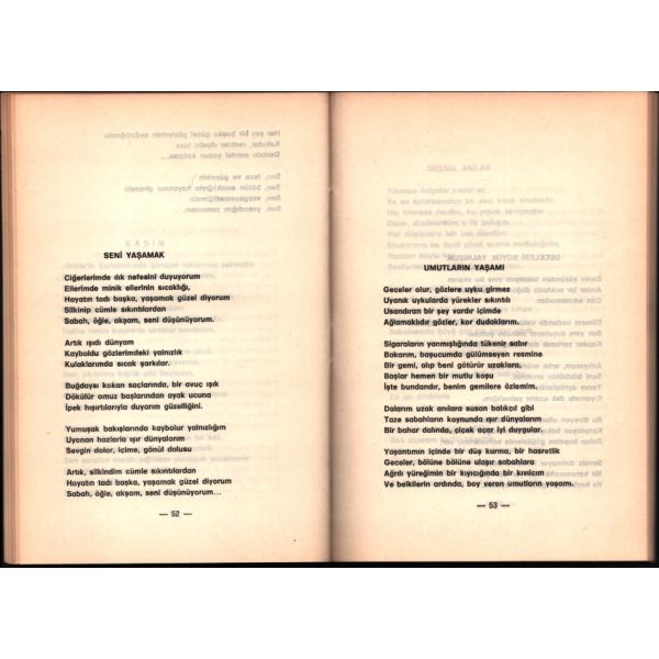 Habib Gerez´den Kültür ve Turizm Bakanı Mükerrem Taşçıoğlu´ya ithaflı ve imzalı YAŞAMA SEVİNCİ (Şiirler), Sümbül Basımevi, İstanbul - 1983, 127 sayfa, 13x20 cm