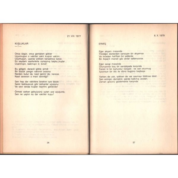 Zeki Ömer Defne´den Kültür ve Turizm Bakanı Mükerrem Taşçıoğlu´ya ithaflı ve imzalı PUYA´LAR - I/SESSİZ NEHİR, Ana Basım Sanayi A.Ş., Mayıs 1985, 109 sayfa, 14x20 cm